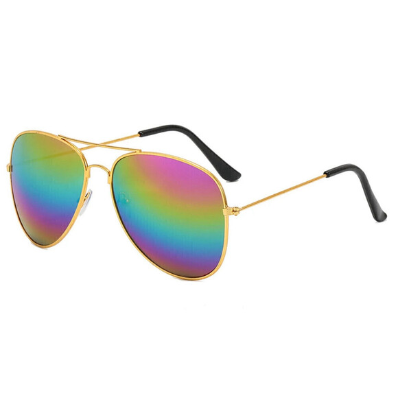 Unisex Aviator Sunglasses In Multicolor - Picture 1 of 4